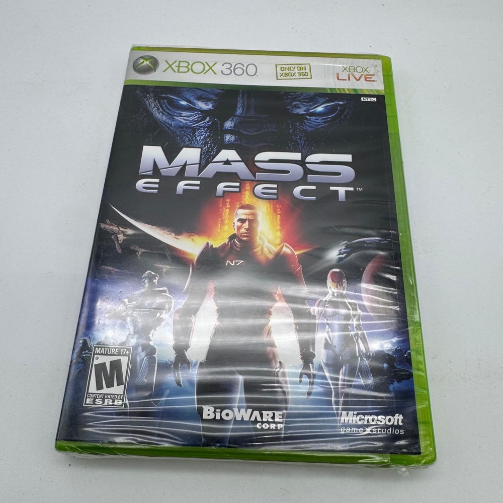 Mass Effect Xbox 360 Microsoft BioWare 2007 New Factory Sealed NTSC